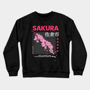 Sakura Japan Cherry Blossom Crewneck Sweatshirt